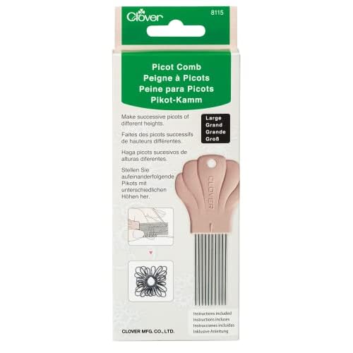 Clover Picot Comb - Large