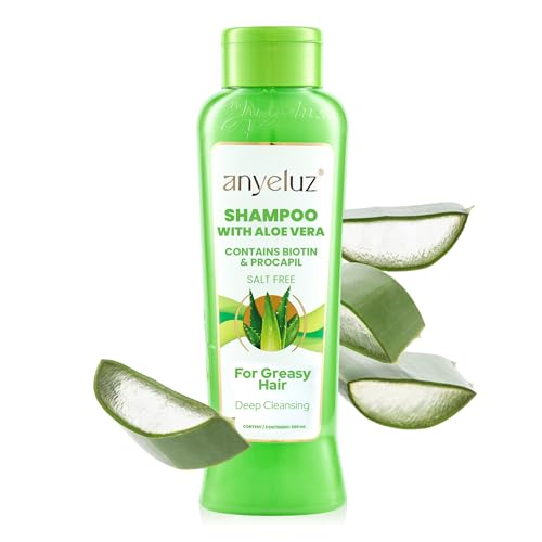 Aloe Vera Biotin Shampoo for Greasy Hair | Deep-Cleansing