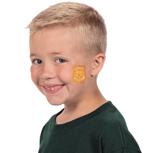 Fun Express Police Party Tattoos (72 Pieces) Party Favors, Arts & Crafts Supplies