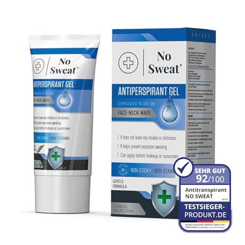 Antiperspirant Gel for Face and Neck - Prevents Excess Sweating 50 ML