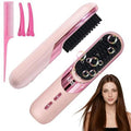 BUFAZO Go Brush Pro Cordless Hair Straightener Brush