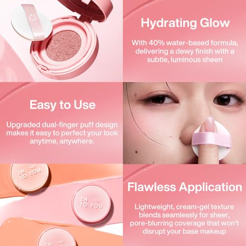 INTO YOU Cream Blush Air Cushion - Dewy Finish, All Skin Tones