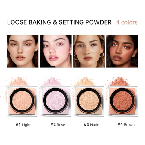 Corlo Loose Setting Powder - Natural Matte Finish, Oil Control