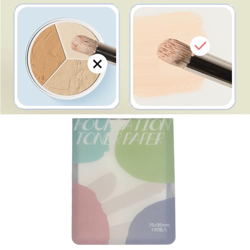 Disposable Nail Art Palette Paper - 200 Sheets Mix Colors