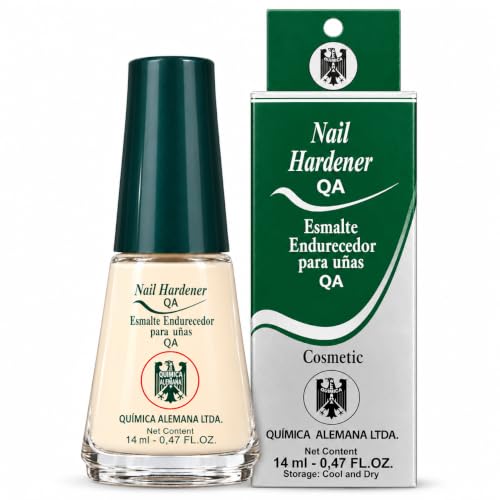 Química Alemana Nail Hardener 0.47 Fl Oz Pack of 2 - Protective Nail Base Coat