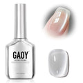 GAOY Silvery Moonlight Cat Eye Gel Nail Polish 16ml Glitter Holographic UV Reflective