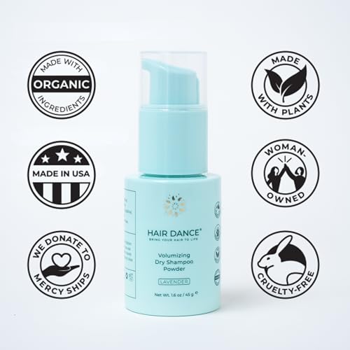 Dry Shampoo Powder - Natural & Organic, Talc Free, Made in USA