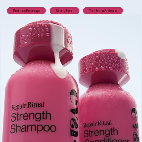 Eva NYC Repair Ritual Strength Shampoo & Conditioner Set - Bond Technology, Red Algae, 10oz x 2