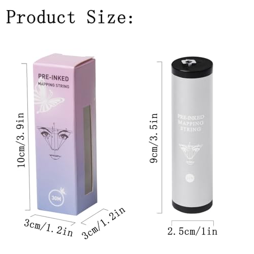 Pre-Inked Microblading Brow String 100ft - Mapping Thread