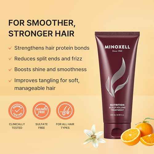 Volumizing Shampoo for Thinning Hair ? Korean Hair Care with Biotin & Panthenol ? Root Lifting, Damage Repair & Shine ? Sulfate-Free Formula, White Tea Mandarin Scent, 16.9 fl oz