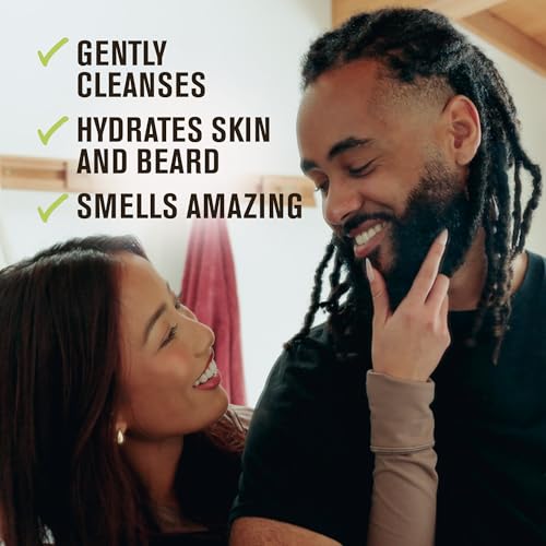 Every Man Jack Beard + Face Wash - Subtle Sea Salt Fragrance - Deep Cleans, Conditions, and Softens Your Beard and Skin Underneath - Naturally Derived with Coconut Oil, Glycerin, and Coconut - 6.7oz