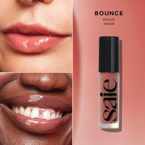 Saie Glossybounce Hydrating Lip Gloss Oil Hybrid - 0.17 oz