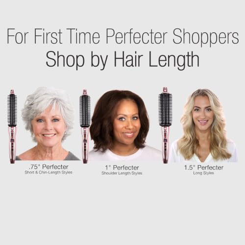 Calista Perfecter 1" Heated Round Brush - Rose Gold