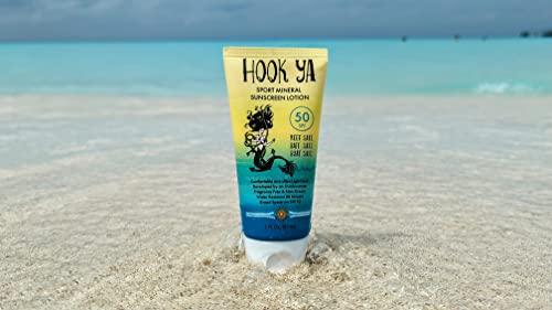 Hawaii Reef Compliant, Non-Nano Mineral Sunscreen 3oz Travel Size, (2) Pack 6oz Total, UVA/UVB Protection, Octinoxate & Oxybenzone Free, No Fragrance, Hawaii and Mexico Approved, Made in USA