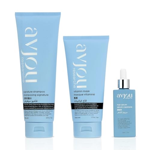 Avjou Signature Hair Care Bundle - Shampoo, Mask & Serum