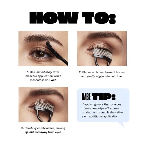 Babe Original Pro Eyelash Separator | Stainless Steel Lash Comb