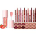 Strawberry Lip Oil + 6 Matte Lipstick & Liner Set