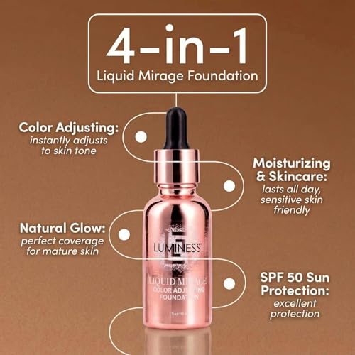 LUMINESS Liquid Mirage Color Adjusting Foundation Kit with SPF 50