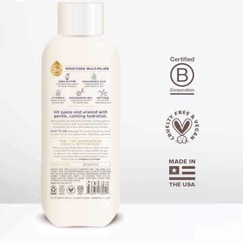 Soapbox Body Wash, Oatmilk & Lavender Liquid Body Wash, Moisturizing Soap with Shea Butter, Vegan Duo Pack of 2 Soap Bottles, 20oz Each