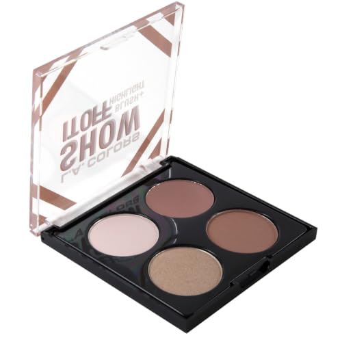 L.A. COLORS Show It Off Blush & Highlight Palette