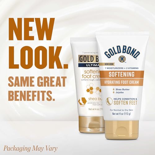 Gold Bond Softening Foot Cream with Shea Butter, 4 oz