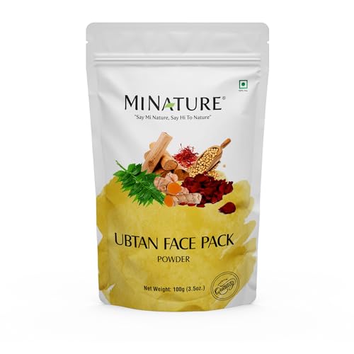 minature Ubtan Powder| 100g (4oz), Turmeric, Barley, Chickpeas, Neem, Sandalwood, Mograflower, Saffron & Rose Petal |Traditional DIY Pack | From India