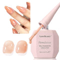 AzureBeauty 18ml Milky Nude Nail Strengthener for Damaged Nails - Hydrating Polish