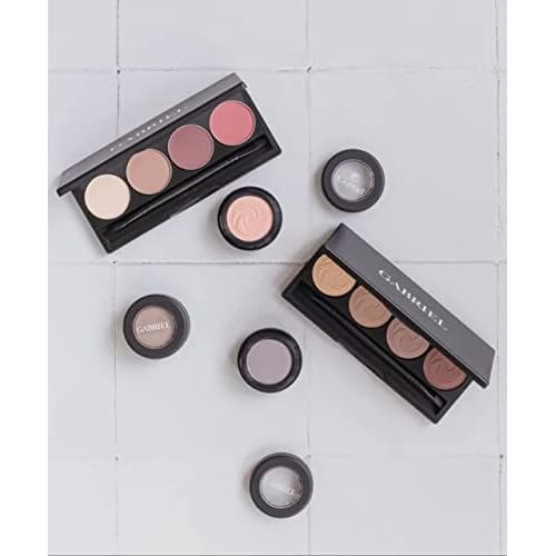 Gabriel Cosmetics Eyeshadow (Bone - Ivory/Neutral Matte), 0.07 oz, Natural, Paraben Free, Vegan,Gluten free,Cruelty free,No GMO,Velvety and Smooth matte finish, with Sea Fennel,for all skin types