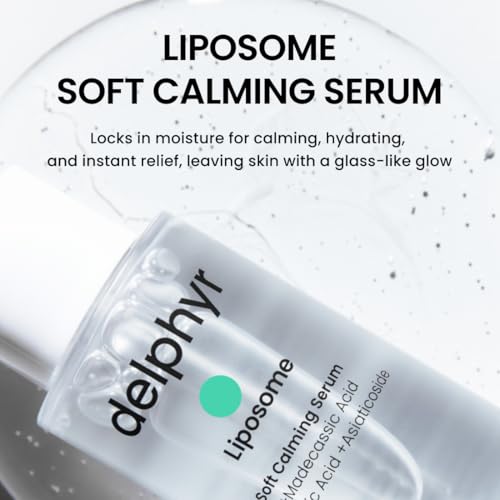 Liposome Soft Calming Serum, Lightweight Nourishing for Sensitive Skin with Centella Asiatica Teca, Korean Skincare for Trouble Care (1.01 fl. oz, 30ml)