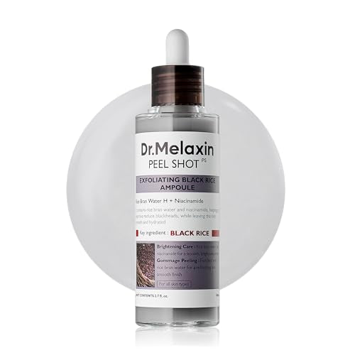 Dr.Melaxin Peel Shot Black Rice Exfoliating Ampoule - AHA BHA Serum