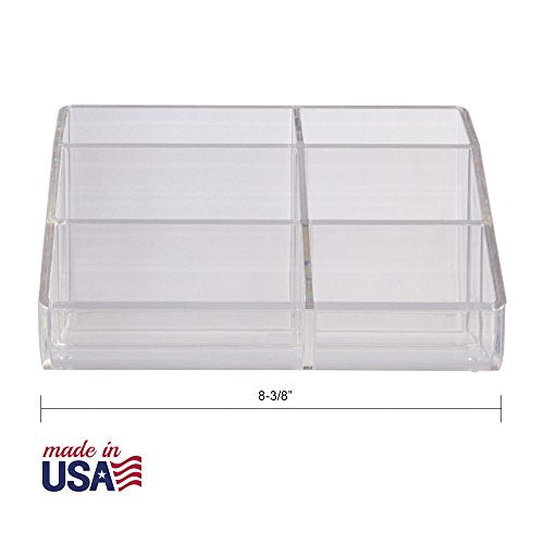 MEKBOK Makeup Organizer - Organize Cosmetics and Beauty Supplies - Acrylic Bathroom Organizers - Clear Plastic Storage Bins For Vanity
