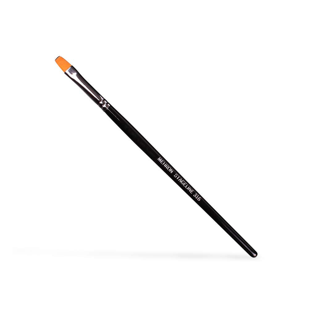 Mehron Makeup 1/4" Flat End Brush