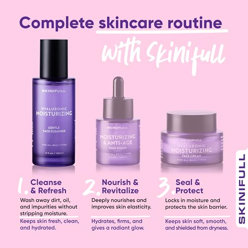 Gentle Hydrating Face Cleanser | For Oily to Sensitive Skin | Non-Comedogenic | with Sodium Hyaluronate & Betaine | Glass Bottle, Travel size | Lightly Foaming