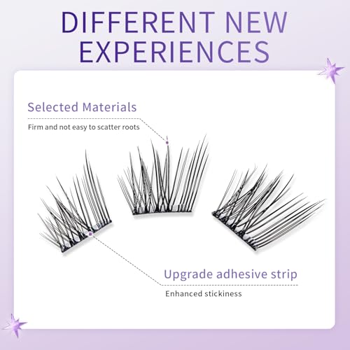 Self Adhesive Eyelash Clusters - No Glue Press On Lashes