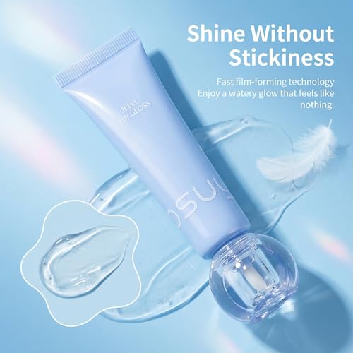 Non-Sticky Lip Gloss Set 2 Pack - Hydrating Tinted Lip Oil