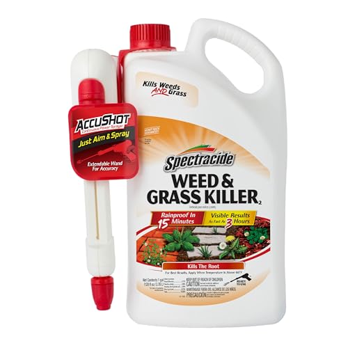 Spectracide Weed & Grass Killer with AccuShot Power Sprayer 1 Gal (Pack of 4)