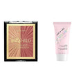 wet n wild Mega Glo Blushlighter Blush and Highlighter Duo, Flash Me + Wet n Wild Prime Focus Impossible Primer Hydrating Matte Finish, Clear, 0.84 Fl Oz