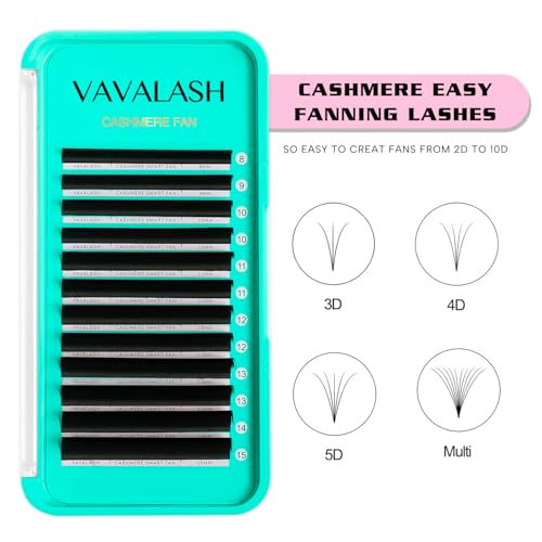 VAVALASH Cashmere Easy Fan Lashes D 0.05 8-15mm