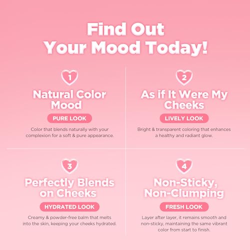 lilybyred Luv Beam Heart-Shaped Cream Blush - Innocent Pink