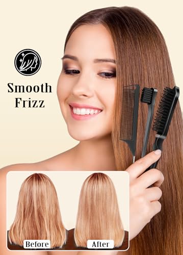 Hair Wax Stick & Brush Set for Flyaway Control