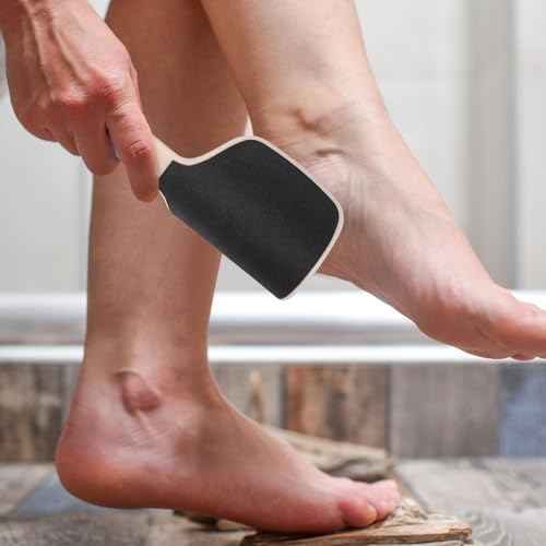 2 Pcs Curved Foot File Callus Remover for Feet, U Shaped Foot Scrubber Dual Sided Heel File Scraper Dead Skin Remover