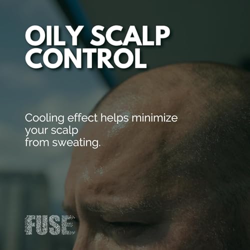 Fuse Sport Scalp Aftercare - Minimizes Oily Scalp - For Shaved scalps or Scalp Micropigmentation - Made in the USA-4oz (Pack of 2, Blue)