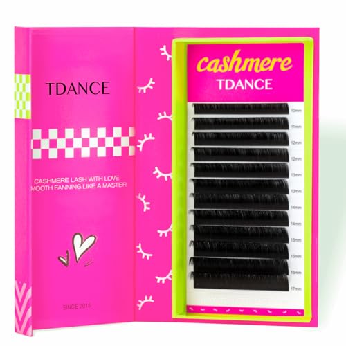 TDANCE Cashmere Lash Extensions 0.03-0.2mm Matte Black