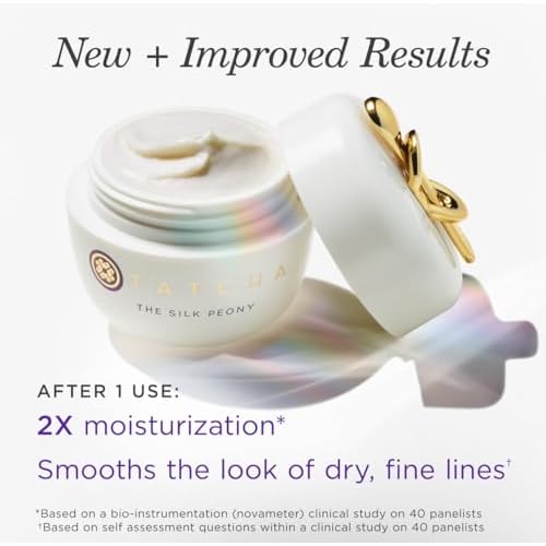 TATCHA The Silk Peony Melting Under Eye Cream | Hydration with Line-Smoothing Eye Cream for Wrinkles and Hydration | 15 ml / 0.5 oz
