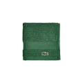 Lacoste Heritage 100% Supima Cotton Wash Cloth, Croc Green, 13" x 13" ? Highly Absorbent & Quick Drying, Premium Super Soft Bath Towel, Bathroom Essential, Gift for All Occasions, Machine Washable