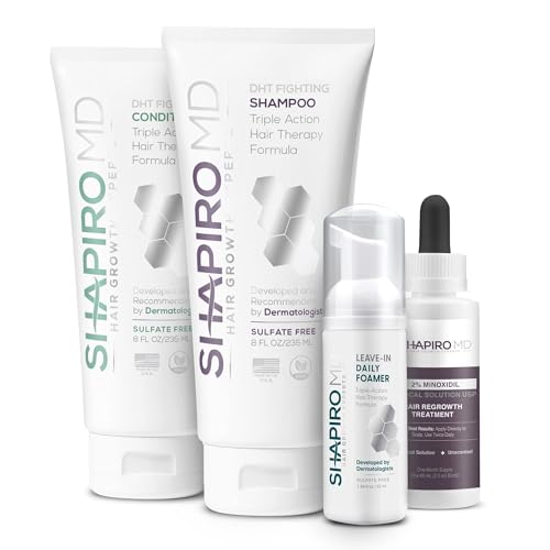 Shapiro MD Women's Hair Regrowth Kit with 2% Minoxidil