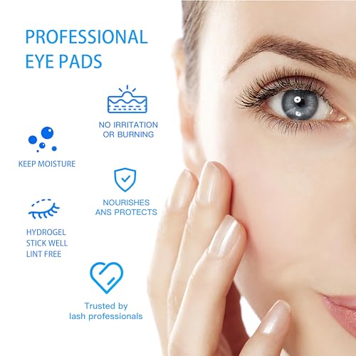 i-Laesh 100 Pairs Aloe Vera Hydrogel Eye Pads for Lash Extensions