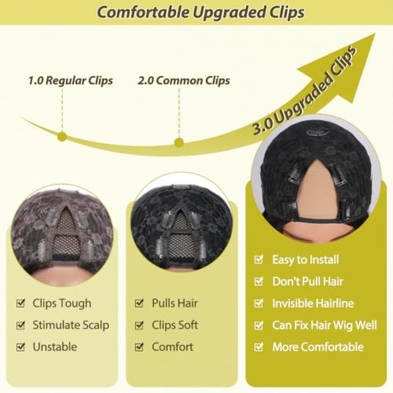 V Part Body Wave Human Hair Wig 22" - 200 Density Glueless