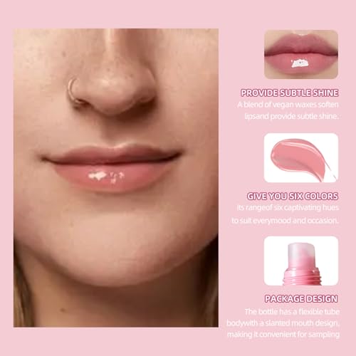 Bekoeen Lip Butter Balm Hydrating Gloss – 5 Colors
