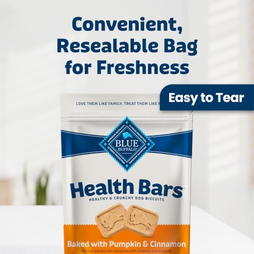 Blue Buffalo Health Bars Pumpkin & Cinnamon Dog Biscuits 16 oz
